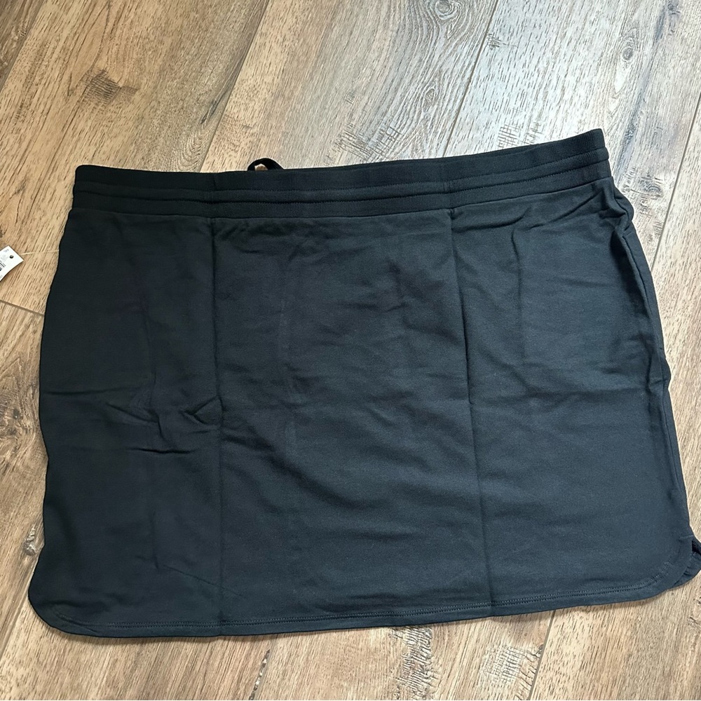 NWT! Daily Ritual Skirt, Sweatshirt, Black, Drawstring, Modal Blend, XXL - Picture 6 of 10
